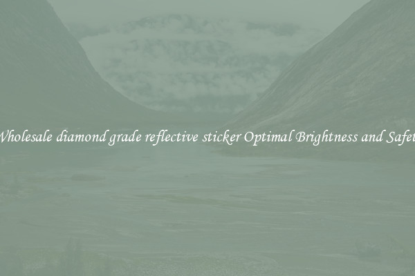 Wholesale diamond grade reflective sticker Optimal Brightness and Safety