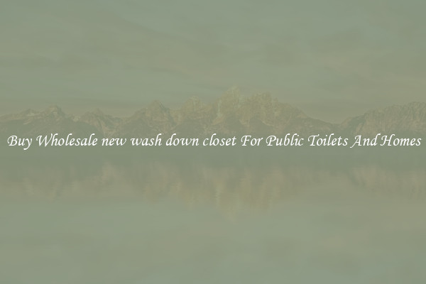 Buy Wholesale new wash down closet For Public Toilets And Homes