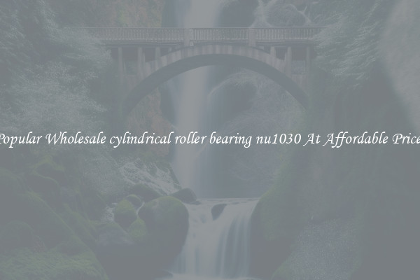 Popular Wholesale cylindrical roller bearing nu1030 At Affordable Prices