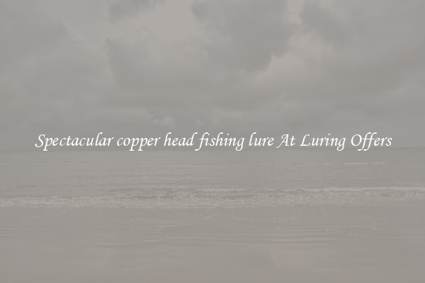 Spectacular copper head fishing lure At Luring Offers
