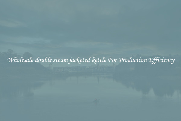 Wholesale double steam jacketed kettle For Production Efficiency