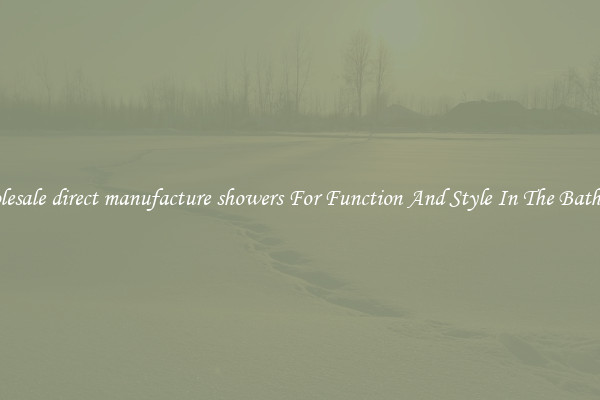 Wholesale direct manufacture showers For Function And Style In The Bathroom