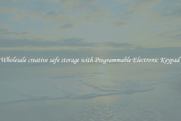 Wholesale creative safe storage with Programmable Electronic Keypad 