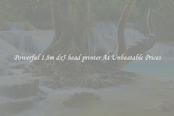 Powerful 1.8m dx5 head printer At Unbeatable Prices
